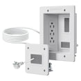 thumbnail image 1 of Mount-It! In-Wall Cable Concealer with Recessed Power, 1 of 6