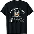 thumbnail image 1 of In Whiskey Years I Just Got More Delicious Whiskey T-ShirtMen and women, Black T-shirt, size: Extra large S-4XL, 1 of 4