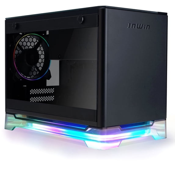 In Win A1PLUSBLACK In-win A1 Plus Black Mini-itx Tower With Integrated Argb Lighting - 650w Gold Power Supply