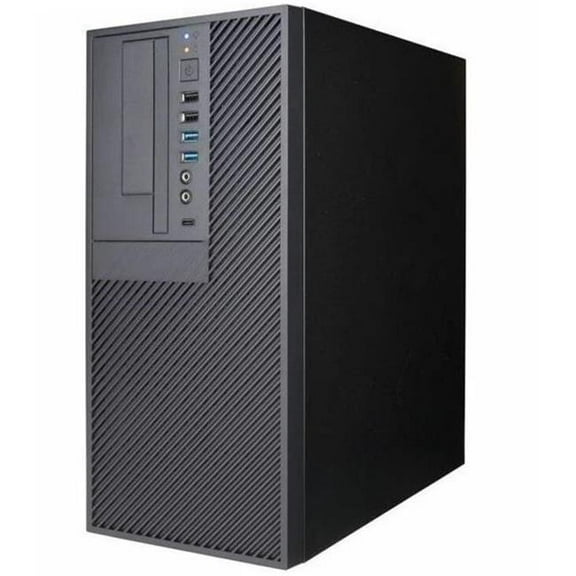 In-Win CP712.CQ450TB3.C CS Mini Tower Micro-ATX with Type-C IP-S450CQ2-0 H RTL, Black