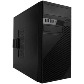 In Win EFS712 Micro ATX Mini Tower Computer Case with 450W PSU, Tool-Free Design, Black