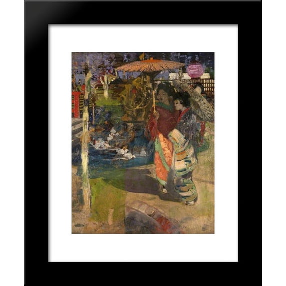 In a Japanese Garden 20x24 Framed Art Print by George Henry