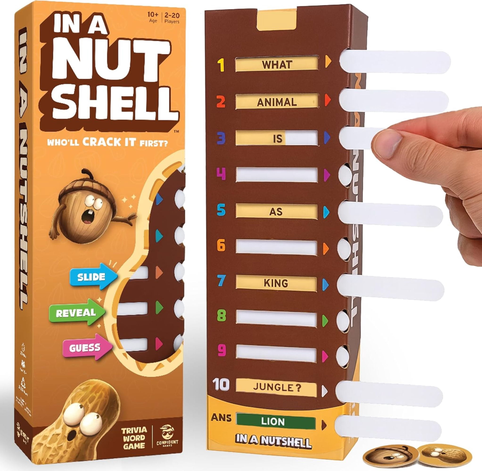 In a Nutshell Family Party Game for Ages 10+, from Asmodee
