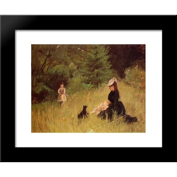 In a Park 20x24 Framed Art Print by Morisot, Berthe