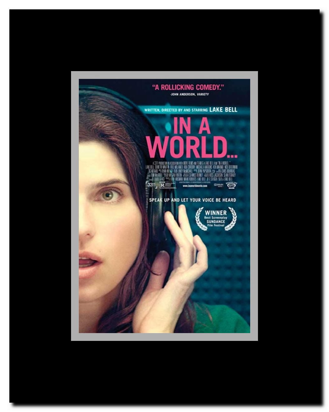 In a World? Framed Movie Poster