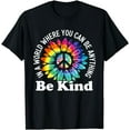 thumbnail image 1 of In a World Where You Can Be Anything Be Kind Sign Language T-Shirt, 1 of 4