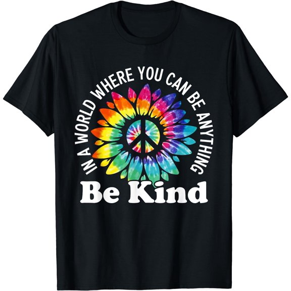 In a World Where You Can Be Anything Be Kind Sign Language T-Shirt