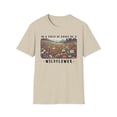 thumbnail image 1 of In a field of roses be a wildflower!-Unisex Softstyle T-Shirt, 1 of 4