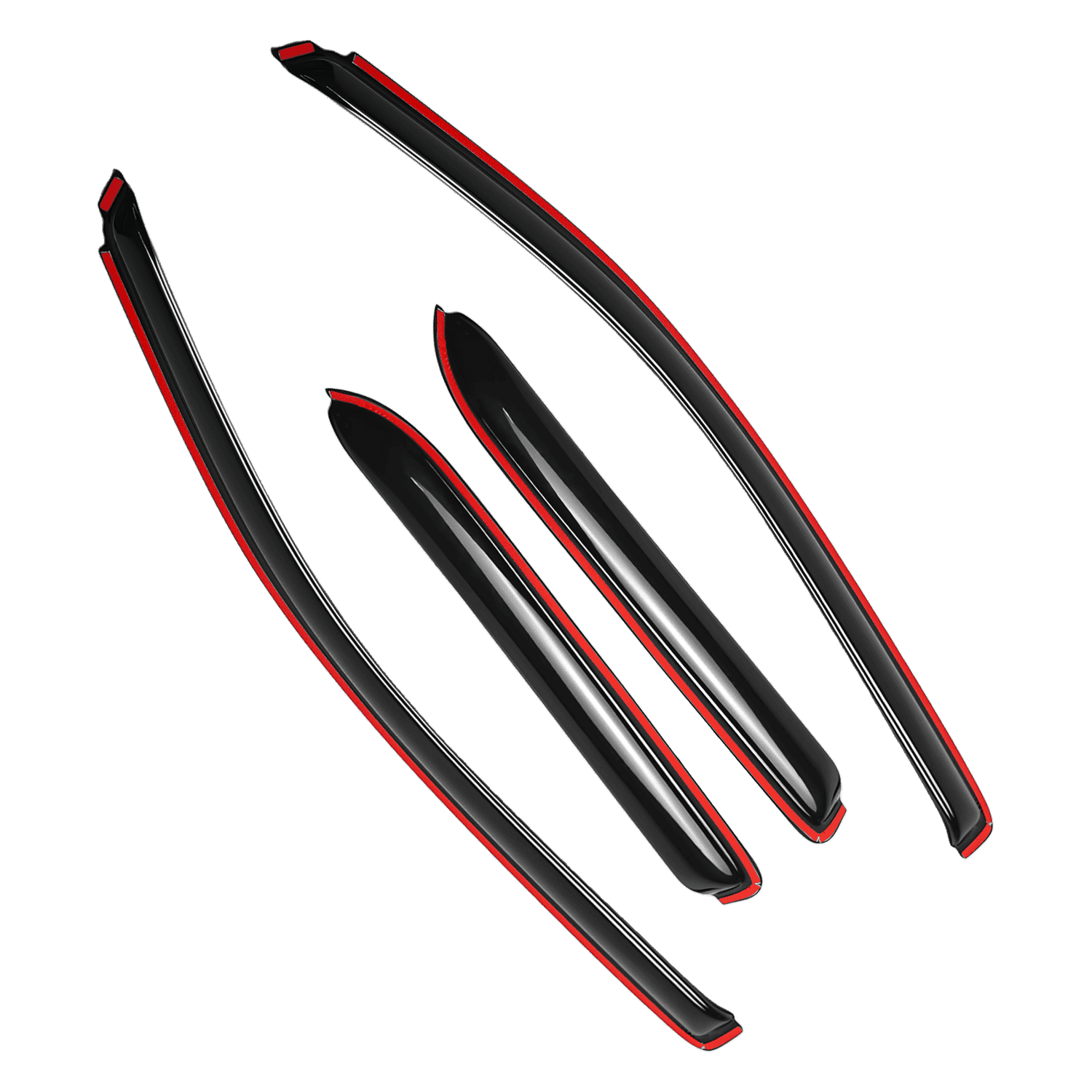 Celepoir In-Channel Window Visors – 4-Piece Set For 2014–2018 Chevy Silverado & GMC Sierra Extended Cab