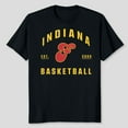 thumbnail image 1 of In.dia.na Basketball EST.2000 Retro Style Men’s And Women's Graphic Tee 100% Cotton by TBun, Full Sizes S-5XL, 1 of 5