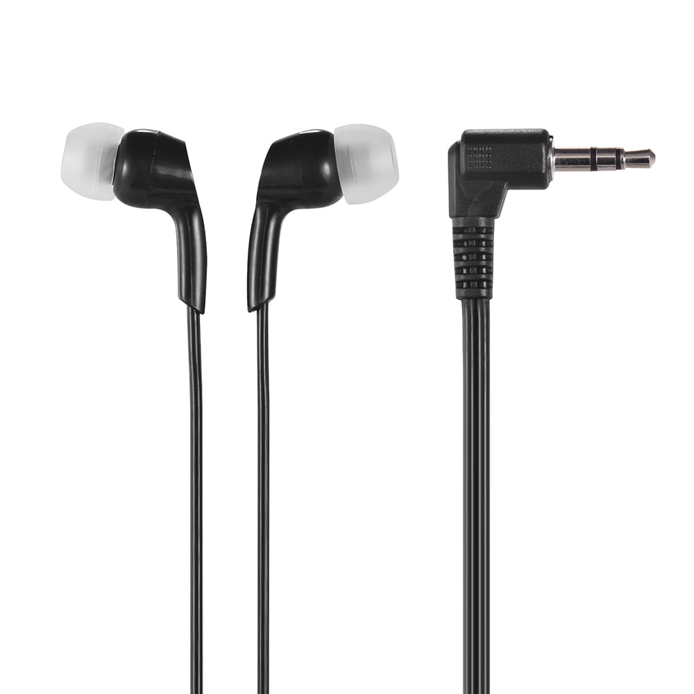 In-ear Headphones Wired Earphones Earbuds Plug for Smartphone PC  Laptop Tablet Black