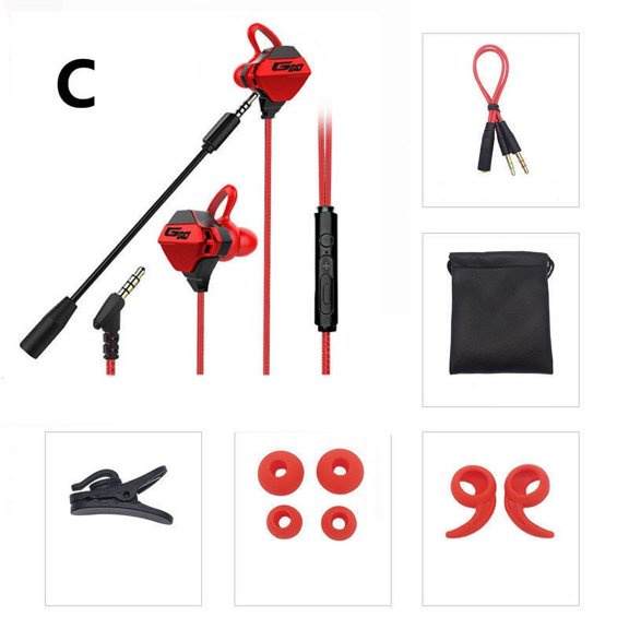 In-ear Subwoofer Gaming Headset With Microphone