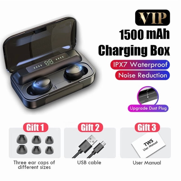 In-ear wireless Bluetooth headset binaural