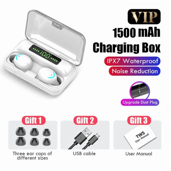 In-ear wireless Bluetooth headset binaural