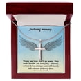 thumbnail image 1 of In loving memory - Thoes we love don't go away - Necklace - Artisan Cross Necklace - Gift Box & Message Card, 1 of 5