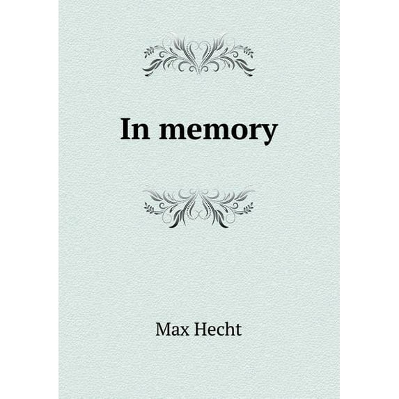 In memory (Paperback)