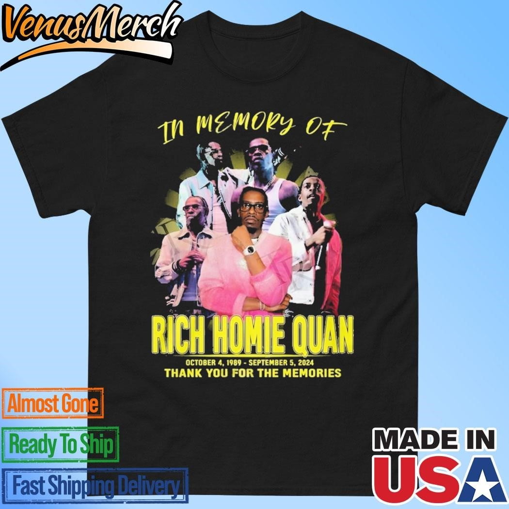 Inmemoryofrichhomiequan19892024thankyouforthememoriesshirt