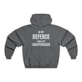 thumbnail image 1 of In my Defence I Was Left Unsupervised Funny Men's NUBLEND Hooded Sweatshirt, 1 of 2