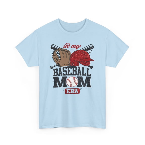 In my baseball Mom Era for mom Mother's day Unisex Cotton Tee