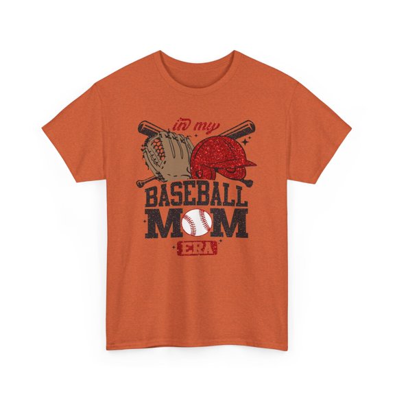 In my baseball Mom Era for mom Mother's day Unisex Cotton Tee