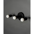 thumbnail image 1 of In stock - Ships on the same day! Brontes 3 Light Mid Century Modern Bathroom Hallway Vanity Sconce, 1 of 3