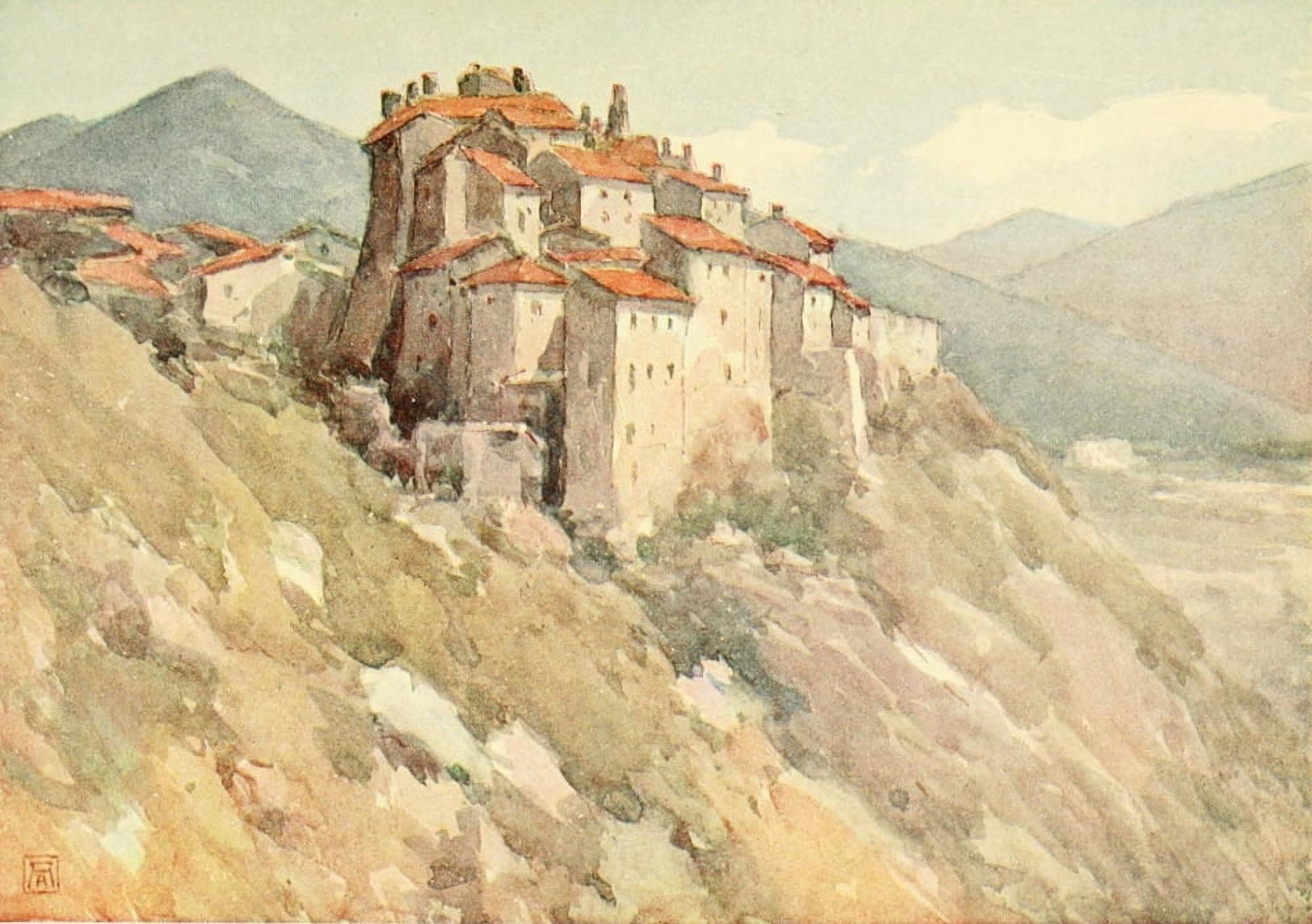 In the Abruzzi 1908 Roccaraso Canvas Art - Amy Atkinson (24 x 36)