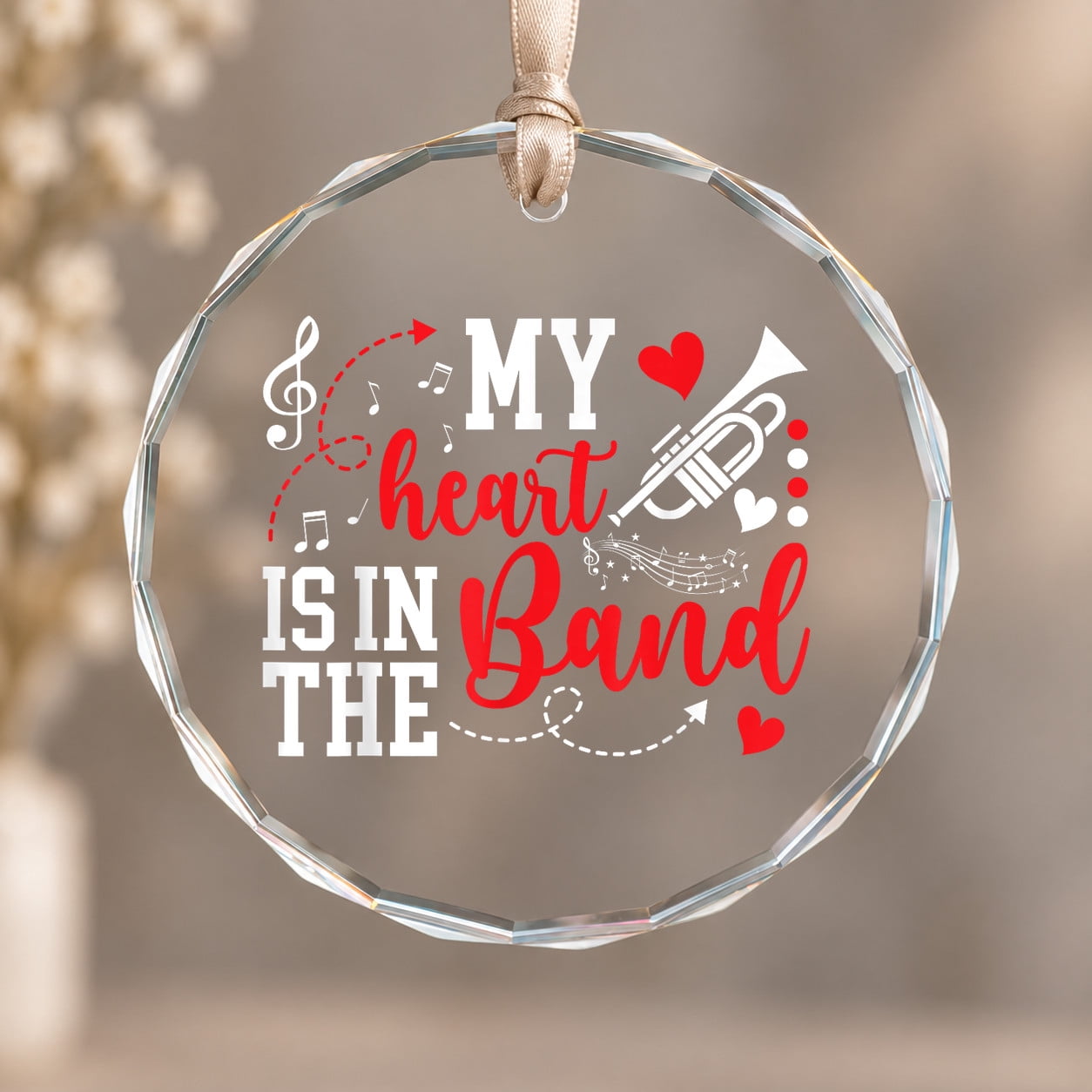 In the Band Trumpet Mom of a Trumpet Player Mom Trumpet Mama Christmas ...