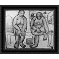 thumbnail image 1 of In the Baths 24x20 Black Ornate Wood Framed Canvas Art by Malevich, Kazimir, 1 of 2