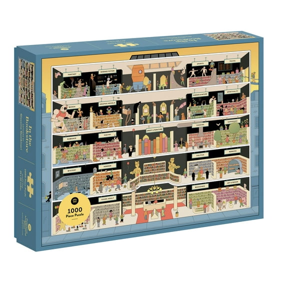 In the Bookstore : 1000 Piece Puzzle (Jigsaw)