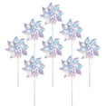 thumbnail image 1 of In the Breeze 2652 — Iridescent 8" Classic Pinwheel - 8 PC — Shimmering, Sunlight Reflecting Wind Spinners, Toys, Party Favors, 1 of 5