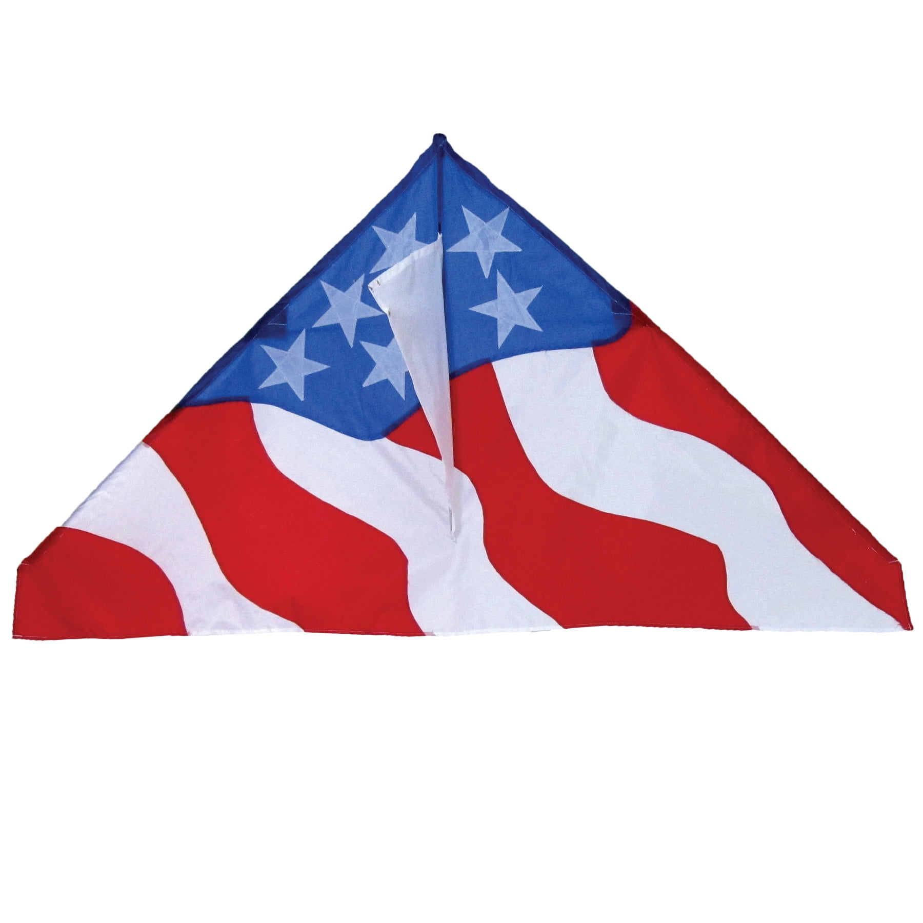 In the Breeze 3013 — Patriotic Delta Kite, 57-Inch — Colorful Patriotic Easy Flying Kite