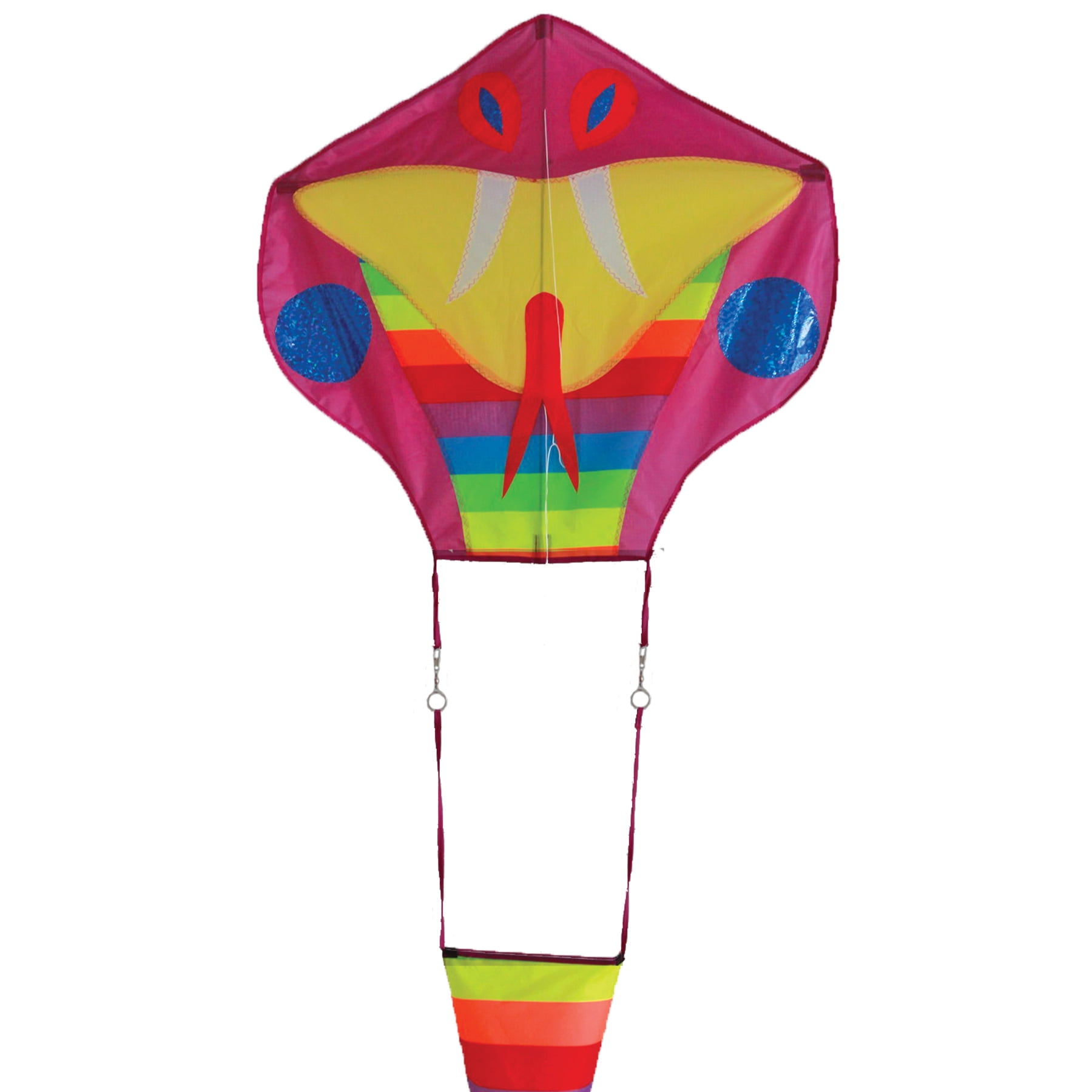 In the Breeze 3020 — Serpent Dragon Kite with 38-Feet Tail — Big, Fun, Colorful Kite for All Ages