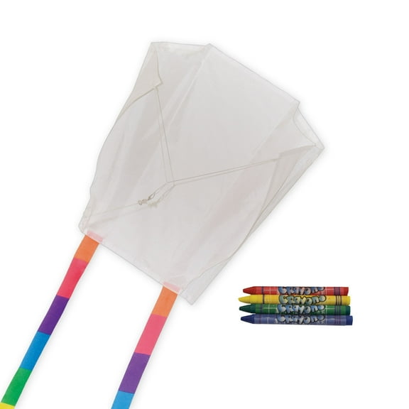 In the Breeze 3080 — Coloring Sled Kite, 18-Inch — Craft and Outdoor Fun for Kids
