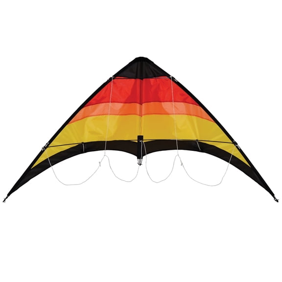 In the Breeze 3109 — Sunset Sport Kite with Straps, 55-Inch — Dual Line Stunt Kite for Beginners