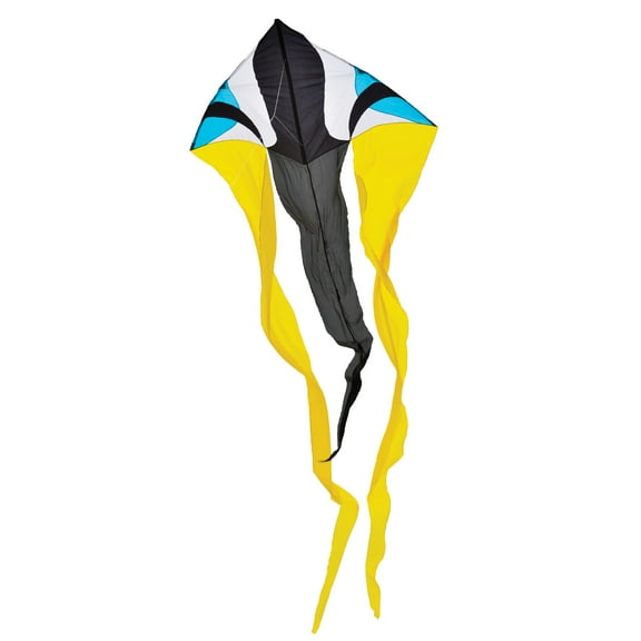 In the Breeze 3145 — Zydeco Wave Delta Kite, 77-Inch — Easy Flying Single Line Large Kite for Adults and Kids