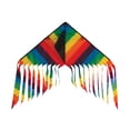 thumbnail image 1 of In the Breeze 3178 — Rainbow Stripe Flutterfly Delta Kite — Easy Flying Fun Ripstop Kite for All Ages, 1 of 7