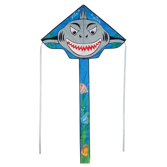 In the Breeze 3196 — Shark Attack Fly-Hi Kite — Easy Flying Single-Line Kite for Kids and Adults