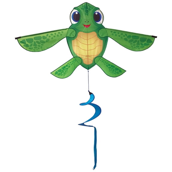 In the Breeze 3204 — Baby Tortuga Kite — Fun, Easy Flying Single Line Kite for All Ages