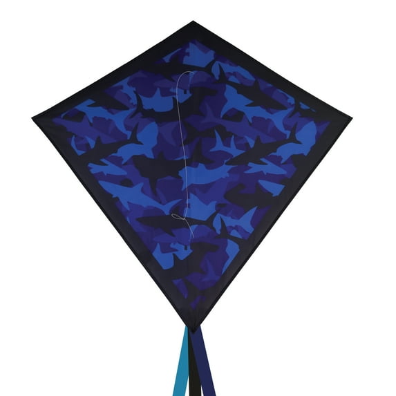 In the Breeze 3265 — Shark Camo 30 Inch Diamond Kite - Fun, Easy Flying Camo Kite