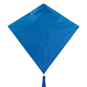 In the Breeze 3294   Blueberry 30 Inch Diamond Kite - Solid Blue, Fun, Easy Flying Kite