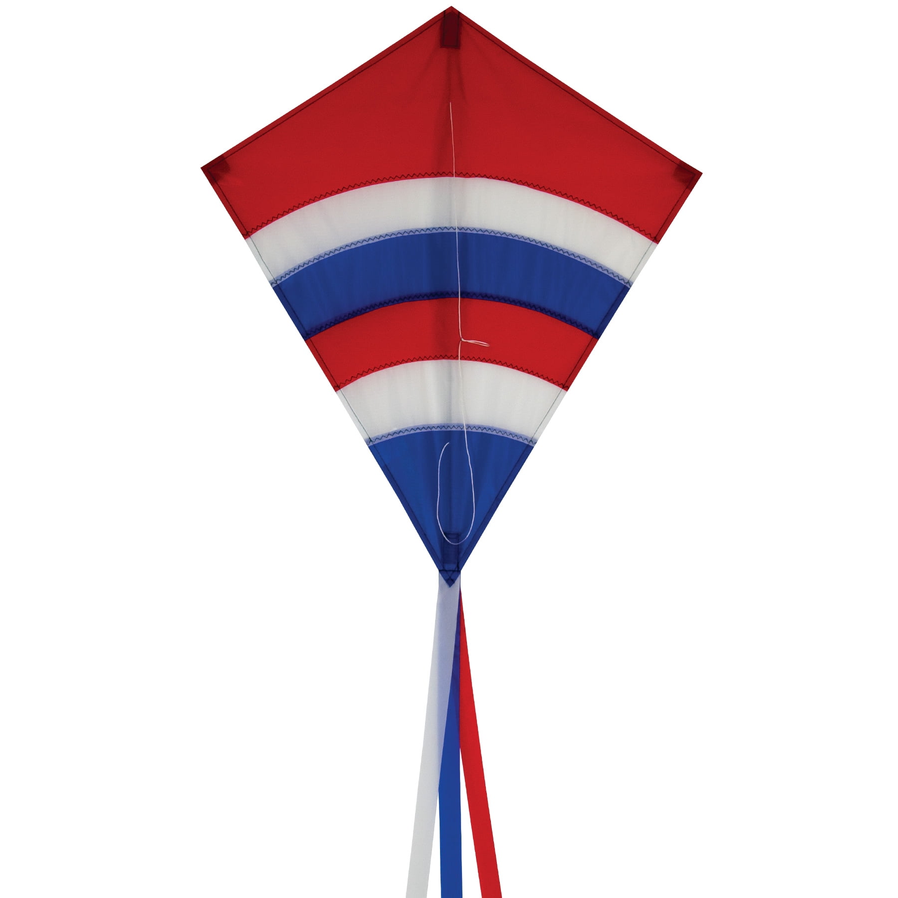 Patriotic Arch 27 Inch Red White Blue Diamond Kite