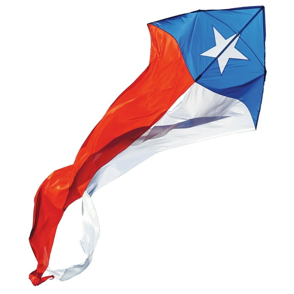 In the Breeze 3357  Texas 77" Wave Delta Kite  Easy Flying Single Line Large Ripstop and Taffeta Kite