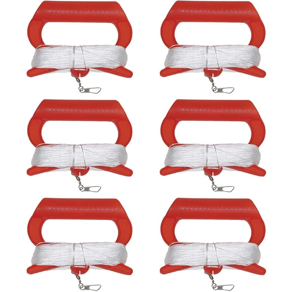 In the Breeze 3421-6 — Twisted Kite Line Flatwinder, 50 LB x 300 FT - 6PC — Kite Line Multi-Pack