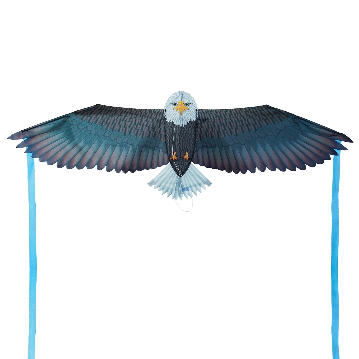 In the Breeze 3516 — 40-inch Bald Eagle Bitty Bird Kite — Bold, Small, Fully Printed Bird of Prey Kite for All Skill Levels