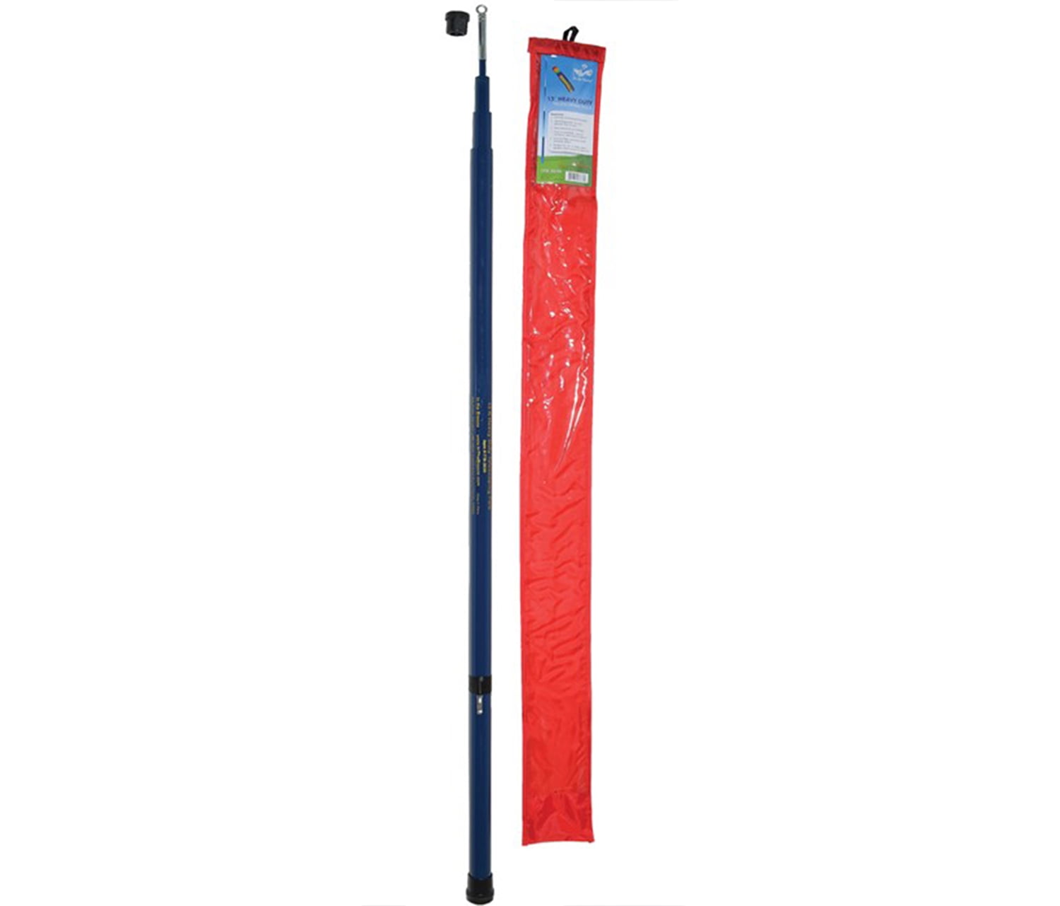 Blue Heavy Duty Fiberglass Telescoping Pole for Outdoor Decor