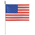 thumbnail image 1 of In the Breeze 3670 — U.S.A. Stick Flag, 12" x 18", 12 Pieces — Fun Hand-Held Patriotic Decorative Accents, 1 of 6