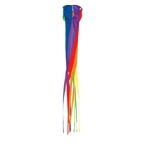 In the Breeze 4223 — Rainbow Spinsock, 96-Inch — Colorful and Fun Outdoor Hanging Windsock, Kite Line Laundry