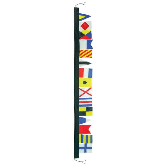 In the Breeze 4562  8-foot Signal Flag Pennant Banner  Colorful and Eye-Catching Nautical Business, Event Banner