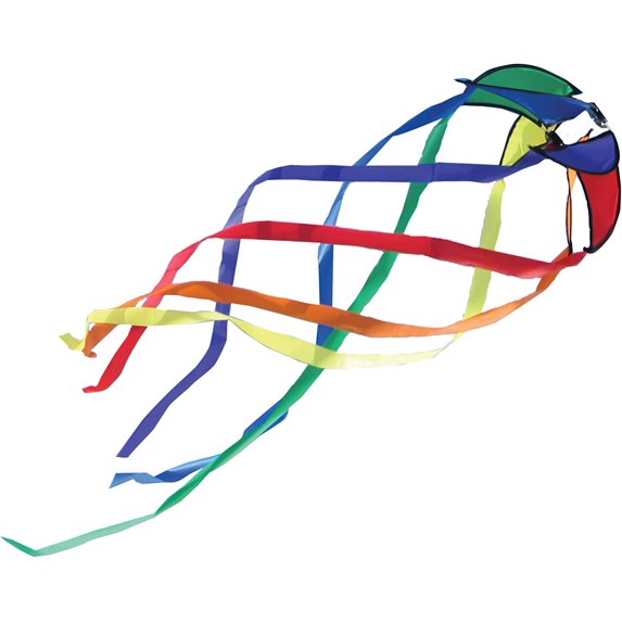 In the Breeze 4607 Rainbow Orbiter Star Wind Spinner, 30"