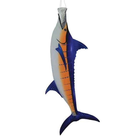 In the Breeze 4964 — Marlin 36-incn Fishsock - Hanging Novelty Patio Decor - Realistic Fish Windsock